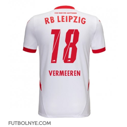 Camiseta RB Leipzig Arthur Vermeeren #18 Primera Equipación 2024-25 manga corta